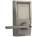 Schlage Century Electronic Encode Smart WiFi Latitude Lever - Satin Nickel