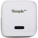 Simple Power Series 30W USB-C Mini Wall Charger - White
