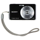 Sony Cyber-Shot 12.1MP 3X Optical Zoom Digital Camera (DSC-W190) - Black