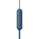 Sony WI-C100 Wireless in-Ear Bluetooth Headphones with Built-in Mic - Blue