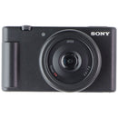 Sony ZV-1F Digital Camera for Content Creators and Vloggers w/Microphone - Black