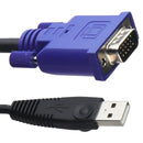 StarTech (10ft / 3m) Ultra Thin USB VGA 2-in-1 KVM Switch Cable (SVECONUS10)