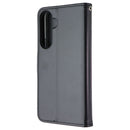 SYB Tech Accessory Folio Case for Samsung Galaxy A35 5G - Black Leather