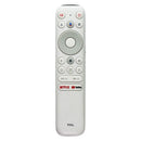 TCL Voice Remote Control (RC902N) w/ Netflix and YouTube Hot Keys - White