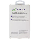 Telus 10W Micro-USB Wired Car Charger with Extra USB Port - Black (G00186PG)