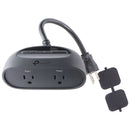 TP-Link Kasa Smart Outdoor Wi-Fi Plug with 2 Sockets (KP400) - Black