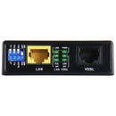 Tupavco TEX-100 Wired LAN Ethernet Extender Kit (2-Pack) - Black