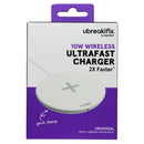 UBREAKIFIX (10W) Wireless Ultrafast Charger Pad - White (WLS10-ASR266583)