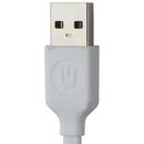 UBREAKIFIX (3-Ft) Flat Series Micro-USB to USB Charge/Sync Cable - White