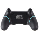 Railay Wireless Rechargeable Gaming Controller for Sony PS4 - Black/Light Blue