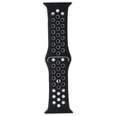 Silicone Sport Band for Apple Watch (38/40/41mm) Cases - Black/Gray