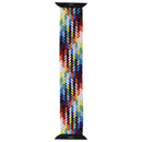 Woven Loop Band for Apple Watch (41/40/38mm) Cases - Black Multi Color (135mm)