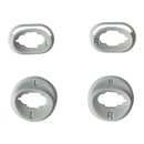 Replacement Ear Gel Ear Tips for Galaxy Buds Live - Small / Large - Silver