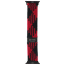 Braided Nylon Band for Apple Watch (38/40/41mm) Cases - Black/Red