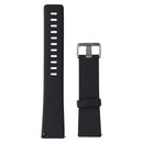 Replacement Wrist Band for Fitbit Versa (LARGE) - Gray / Silver Clasp