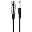 Professional Dynamic XLR Microphone w/ XLR to 1/4-in Cable - Teal/Black