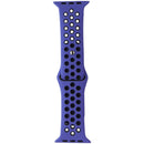 Silicone Sport Band for Apple Watch (49/45/44/42mm) Cases - Blue/Black