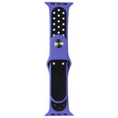 Silicone Sport Band for Apple Watch (49/45/44/42mm) Cases - Blue/Black