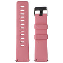 Replacement Silicone Band for Fitbit Versa - Pink / Silver - Small