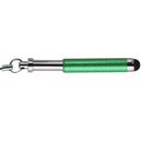 Mini Keychain Stylus Pens for Touchscreen Devices - Green Glitter - 5 Pack