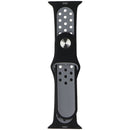 Silicone Sport Band for Apple Watch (49/45/44/42mm) Cases - Black/Gray