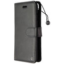 Unique London Genuine Leather 2-in-1 Folio for Apple iPhone 8/7 - Black