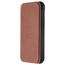 UAG Metropolis Flip Folio Cover Case for iPhone 12 mini - LTHR ARMR Brown