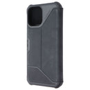 UAG Metropolis Flip Folio Cover Case for iPhone 12 Pro Max - LTHR ARMR Black