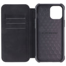 UAG Metropolis Flip Folio Cover Case for iPhone 12 Pro Max - LTHR ARMR Black