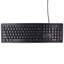 V7 USB Wired Full Size Keyboard and Mouse Combo - Black (CKU200US)
