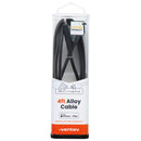 Ventev (4-Foot) Charge and Data Sync Alloy Cable - USB-A to 8-Pin - Steel Gray