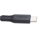 Ventev 3.3 Foot USB-C to USB-C High Speed Flat Cable - Gray