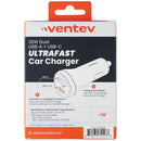 Ventev 32W Dual Port USB-A & USB-C Car Charger - Black