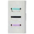 Silicone Watch Band Fastener Loop for GizmoWatches 3-Pk - Turquoise/Black/Purple