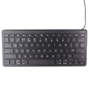 ZAGG Full Size Wired Keyboard w/USB-C Cable for Windows/PC/Laptop - UK ENGLISH