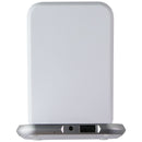 Zens Aluminium Stand Wireless 10W Qi Fast Charger - White (AU PLUG)