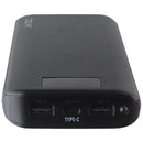 ZGEAR 20,000mAh High Capacity USB & USB-C Power Bank with LCD Display - Black
