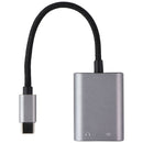 ZGEAR USB-C to USB-C and 3.5mm Audio Adapter - Silver