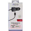 ZGear 28.8W USB-C Adaptive Fast Charge Car Charger - Black