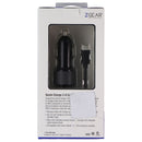 ZGear 28.8W USB-C Adaptive Fast Charge Car Charger - Black