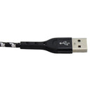 ZGear 10ft USB-A to USB-C Braided Sync & Charge Cable - Black/Silver