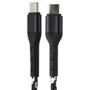 ZGEAR 10FT USB-C to USB-C Braided Cable - Black / Silver