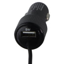 ZGEAR Coiled Car Charger with 8-Pin Lightning Connector & USB Port - Black
