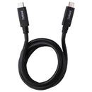 ZipKord (3-ft) USB-C to USB-C Sync & Charge Cable - Black