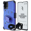 ZIZO Bolt Series Case / Holster / Glass for Samsung Galaxy A12 - Blue