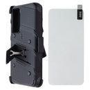 ZIZO Bolt Bundle with Case/Holster/Glass for Samsung Galaxy S23 FE- Black