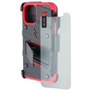 ZIZO Bolt Series Case / Holster / Glass for Apple iPhone 12 Mini - Black/Red