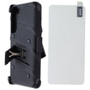 ZIZO Bolt Bundle with Case/Holster/Glass for Samsung Galaxy S23 Plus - Black