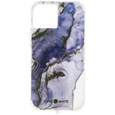 Case-Mate Tough Prints Series Case for Apple iPhone 13 / 14 - Navy Marble / Gold