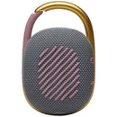 JBL Clip 4 Portable IP67 Waterproof Speaker - Gray/Gold/Red